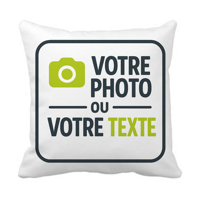 Coussin personnalisé avec texte ou photo MAXI SHIRT