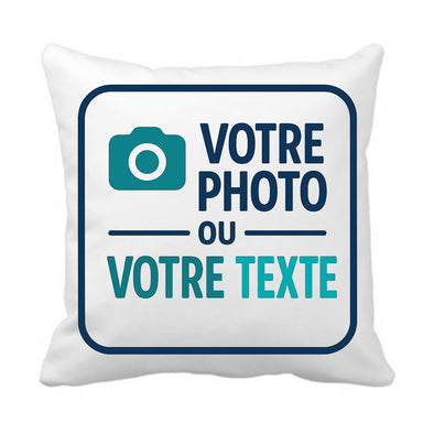 Coussin personnalisé avec texte ou photo MAXI SHIRT