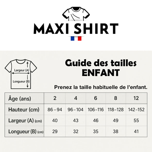 T-Shirt Halloween Enfant Des Bonbons ou Un Sort MAXI SHIRT