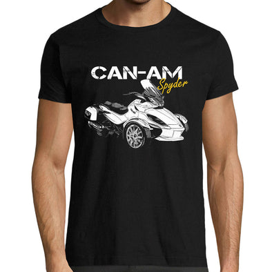 T-Shirt (Taille S) illustration can am spyder - Outlet