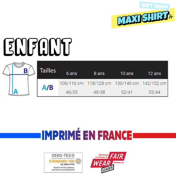 T-Shirt Blanc personnalisé prénom Enfant | pikachu | 100% coton manches courtes