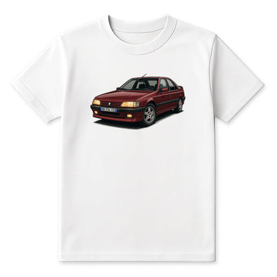 T-Shirt 405 Mi 16 Bordeaux Voiture Youngtimers | manches courtes, 100% coton MAXI SHIRT