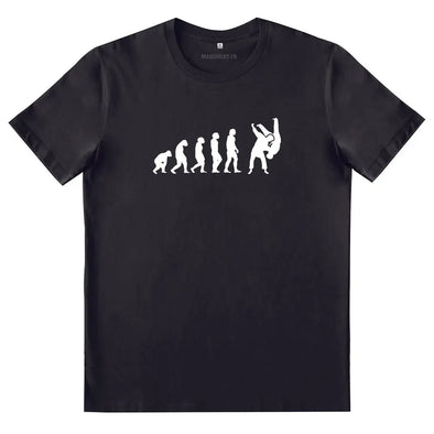 T-Shirt Evolution Judo | Art martial | 100% coton, manches courtes, coupe régulière Maxi Shirt