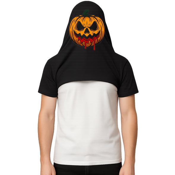 T-Shirt Halloween Citrouille | Imprimé sur l'envers MAXI SHIRT