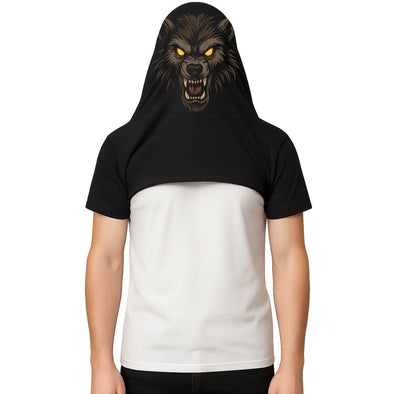 T-Shirt Halloween loup garou | Imprimé sur l'envers MAXI SHIRT