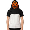 T-Shirt Halloween Citrouille feu | Imprimé sur l'envers MAXI SHIRT
