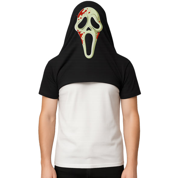 T-Shirt Halloween Scream zombie | Imprimé sur l'envers