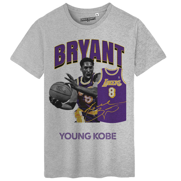 T-Shirt Basket Kobe Bryant #3 old school vintage | 100% coton coupe régulière | idée cadeau fan Basketball