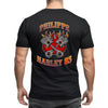 T-Shirt Motard Personnalisé | Fire Back | logo dos, chapter, motorcycle club MAXI SHIRT