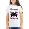 T-Shirt Grande Soeur niveau débloqué | idée cadeau naissance MAXI SHIRT