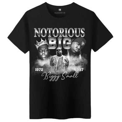 T-Shirt Notorious BIG | Biggy Small vintage t shirt  | hip hop star | 100% coton, coupe régulière | idée cadeau fan Rap US