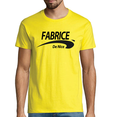 T-Shirt personnalisable avec prénom et ville  | 100% coton, résistant et confortable | fan de Brice de nice