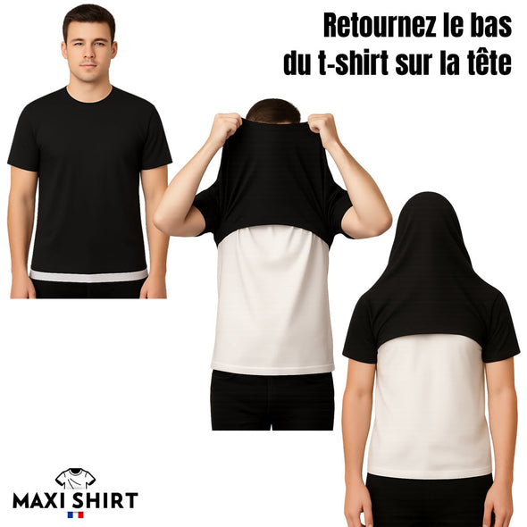 T-Shirt Halloween loup garou | Imprimé sur l'envers MAXI SHIRT