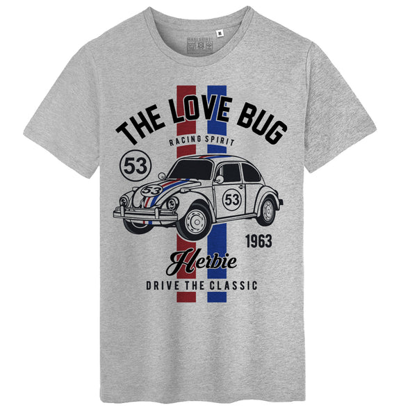 T-Shirt souvenir film Un Amour de Coccinelle | 100% coton coupe régulière | Herbie the love bug