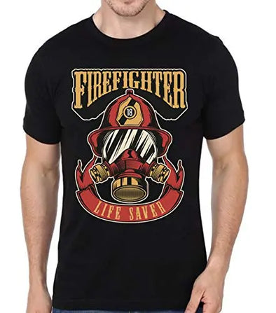 T-Shirt Homme Pompier Firefighter Maxi-Shirt