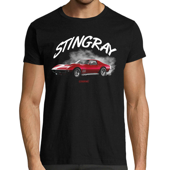 T-Shirt voiture Corvette Stingray C3, passionné automobile