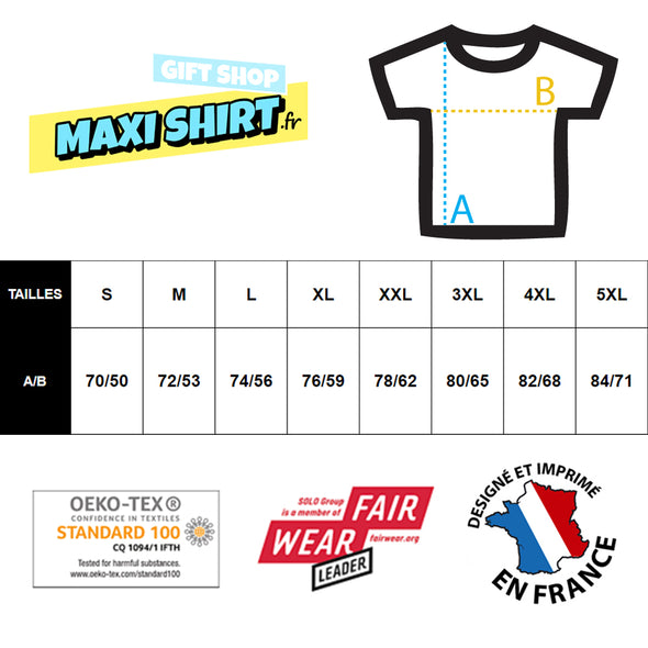 T-Shirt unisexe Chat qui dort | pyjama officiel | 100% coton, gris chiné, coupe tubulaire