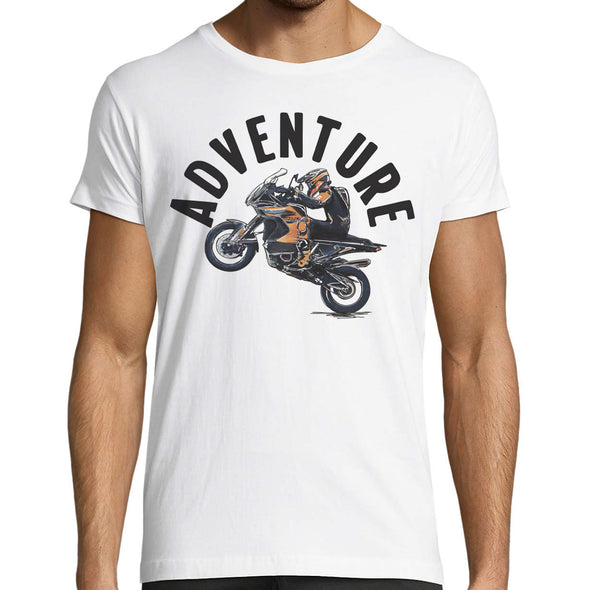 T-Shirt Blanc 1290 Adventure KTM Fan