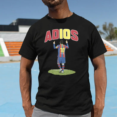 T-Shirt Messi vers le PSG, Adios Barça Maxi-Shirt