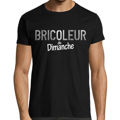 T-Shirt Humour Homme | Bricoleur du Dimanche | idée Cadeau fête des pères | 100% Coton Maxi-Shirt