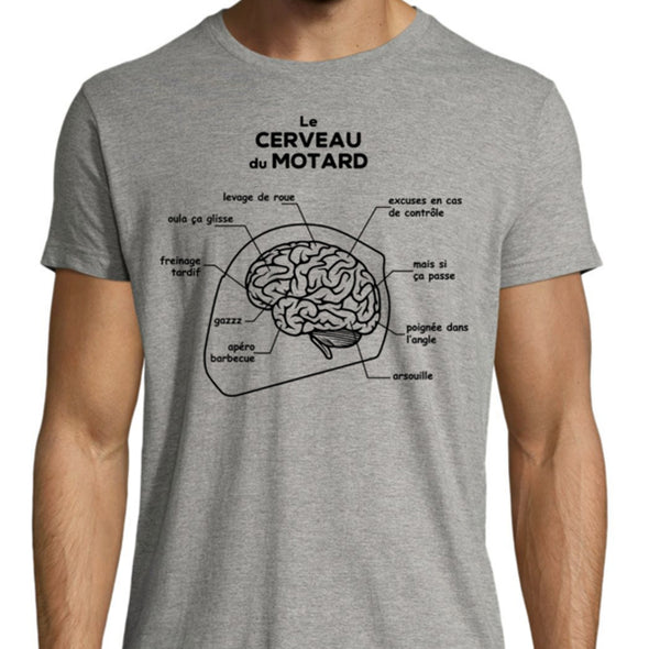 T-Shirt Cerveau du Motard