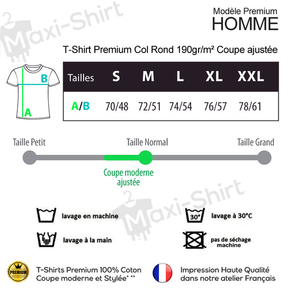 T-Shirt Moto BikeLife | idée cadeau humour Motard | 100% coton, imprimé en France