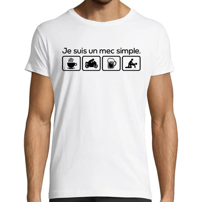 T-Shirt Je suis un mec simple Maxi-Shirt