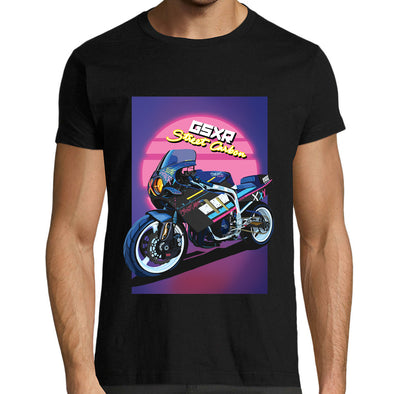 T-Shirt Kraken Motors GSXR Street Carbon | collab Motard Français® | t-shirt moto 100% coton, imprimé en France