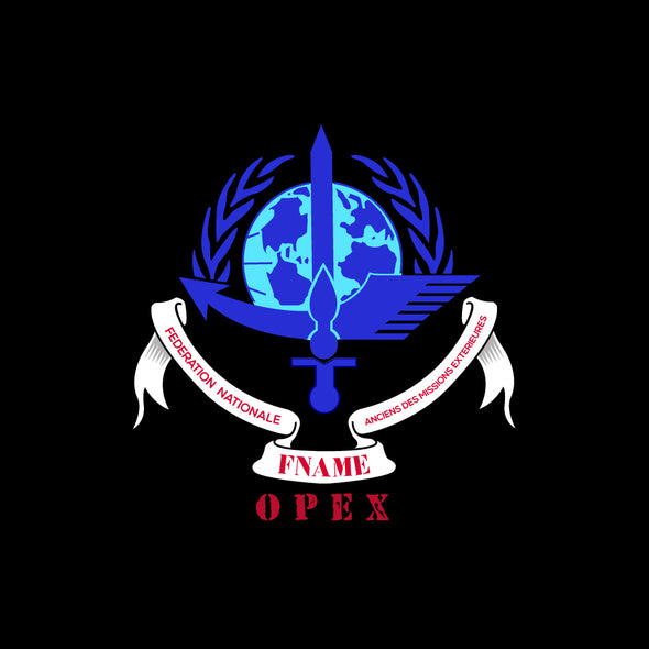 T-Shirt Logo Coeur Armée FNAME Opex Noir