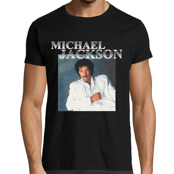 T-Shirt Bug | Homme humour | photo Lionel Richie | idée cadeau drôle | fan de Michael Jackson | 100% coton