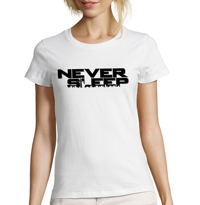 T-Shirt Neversleep Original Blanc Woman