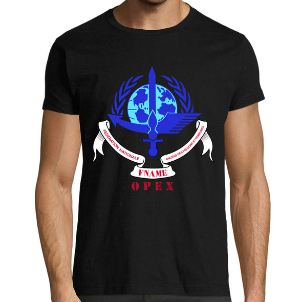 T-Shirt Logo Face Armée FNAME Opex Noir