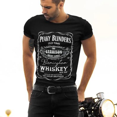 T-Shirt Peaky Blinders Whisky | Shelby Brothers | Inspiré de la série netflix | 100% coton Maxi-Shirt
