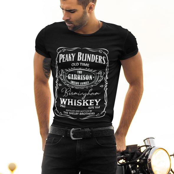 T-Shirt Peaky Blinders Whisky | Shelby Brothers | Inspiré de la série netflix | 100% coton