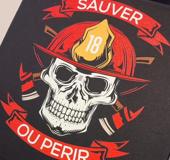 T-Shirt Pompier Sauver ou périr
