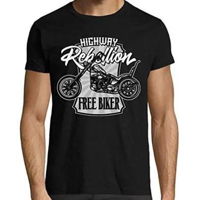 T-Shirt Rebellion Biker Maxi-Shirt