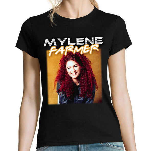 T-Shirt erroné humour | Mylene Farmer | Larusso | vintage old school | idée cadeau drôle | coupe homme ou femme | 100% coton