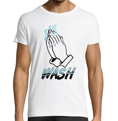 T-Shirt Homme Wash your Hands Maxi-Shirt